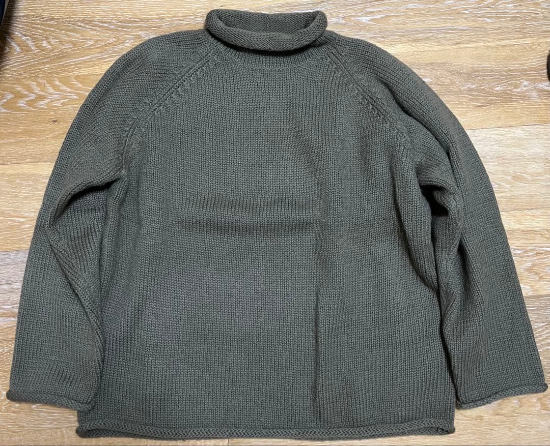 90s J.Crew ジェイクルー ロールネックウールニット セーター L