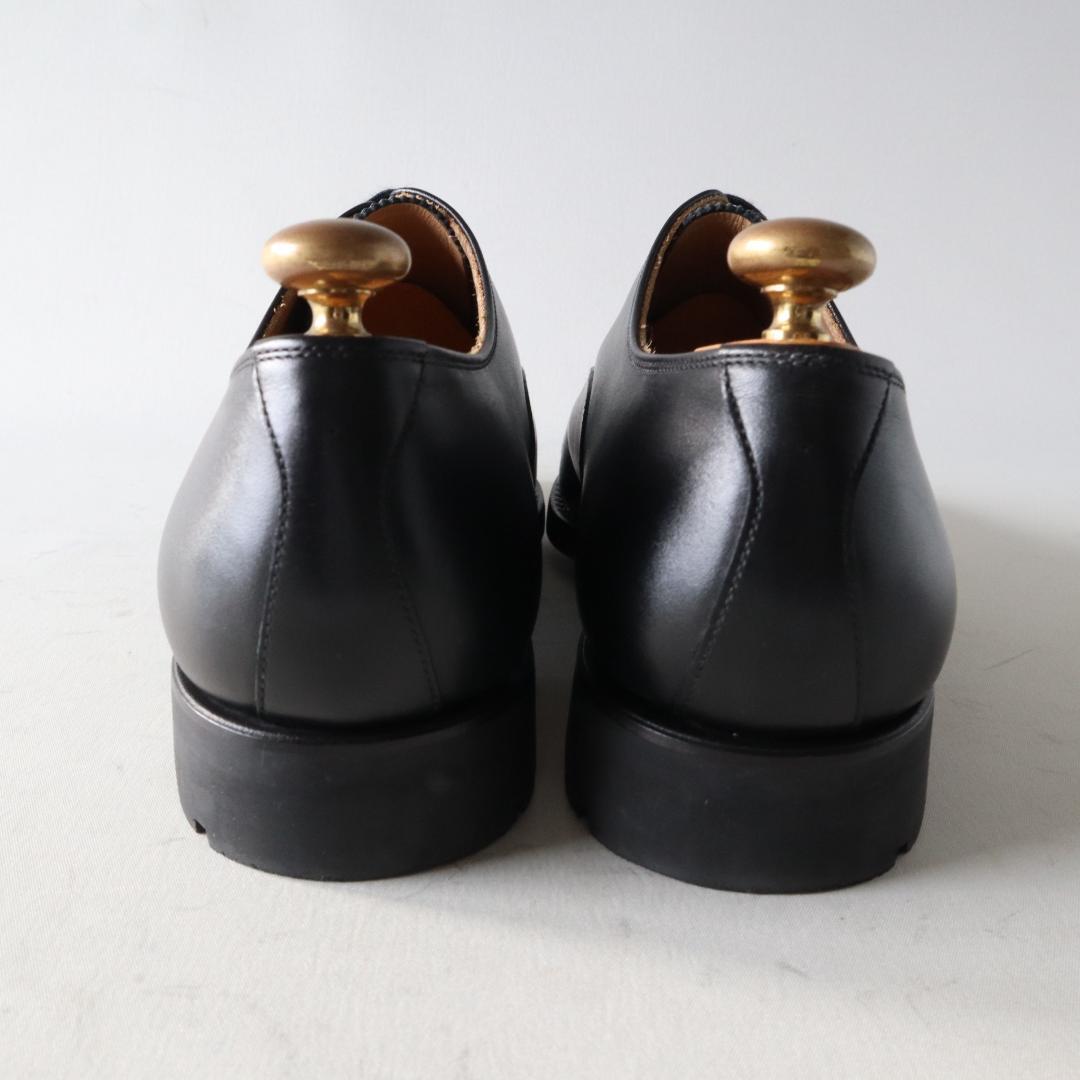 ほぼ未使用スコッチグレイン　シャインオアレイン　ストレートチップ　黒　24.5