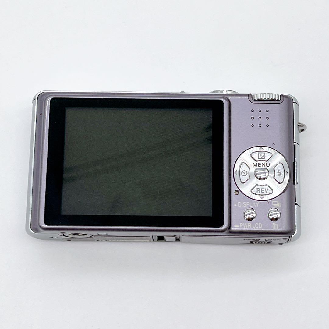 【美品】Panasonic LUMIX DMC-FX9 モーブグレー オールド