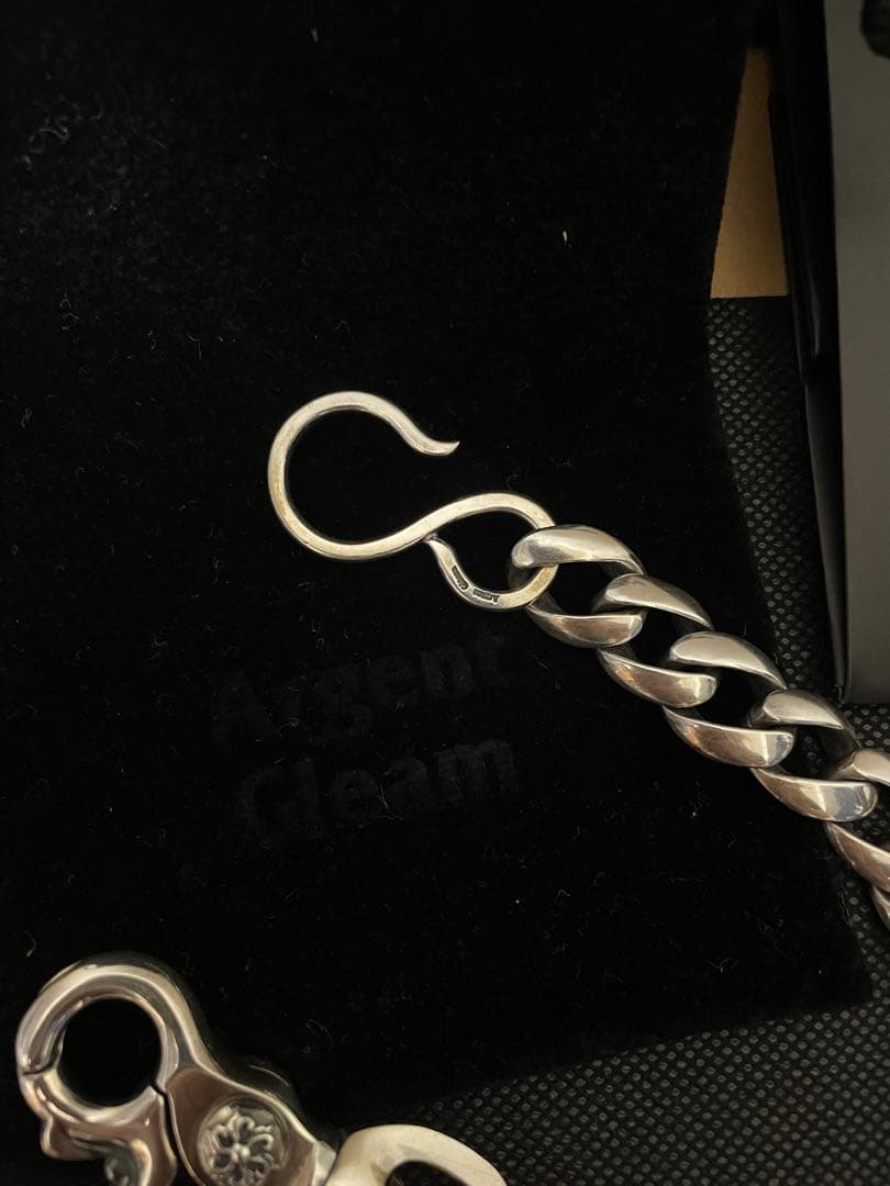 アージェントグリーム シルバー喜平チェーン ウォレットチェーン ミディアム