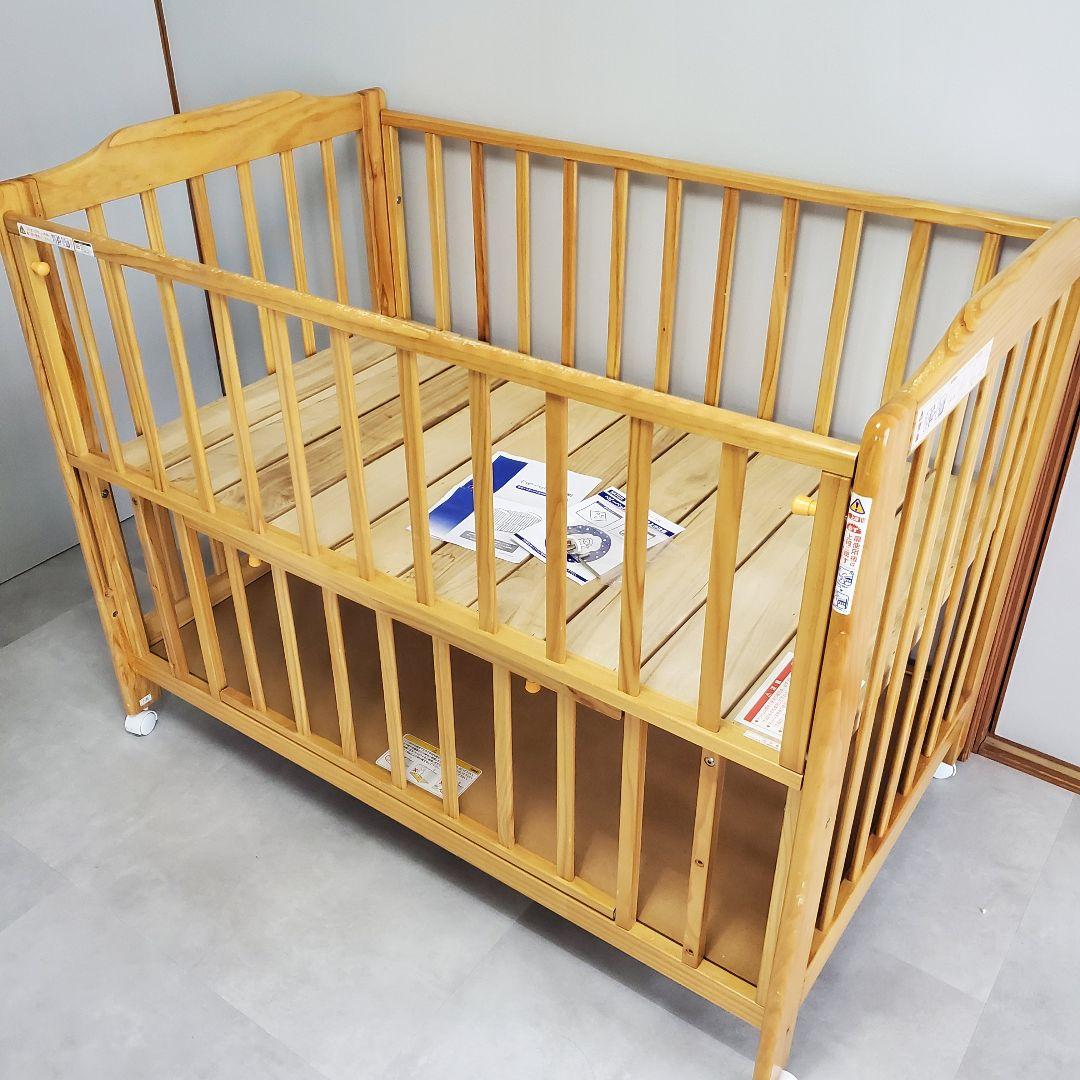 4/30値下げ☆除菌清掃☆カトージ KATOJI　ハイシート ベビーベッド