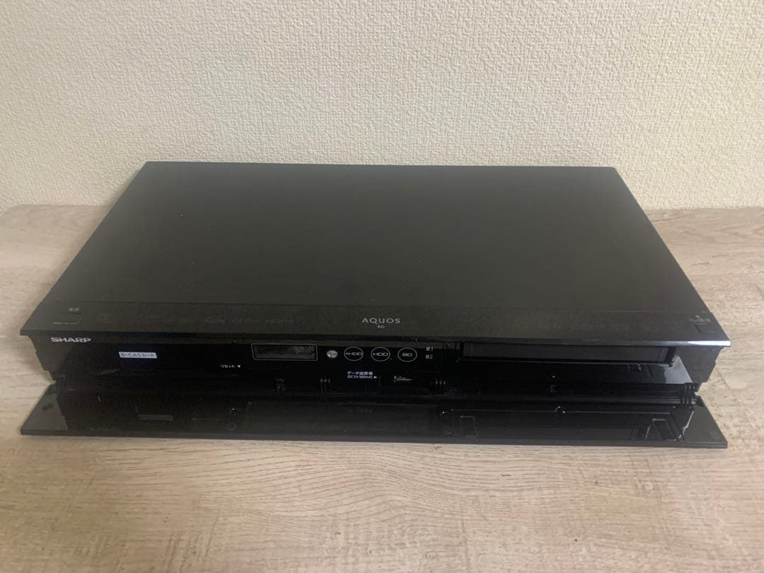 SHARP AQUOS ブルーレイレコーダー 1TB 2チューナー 美品
