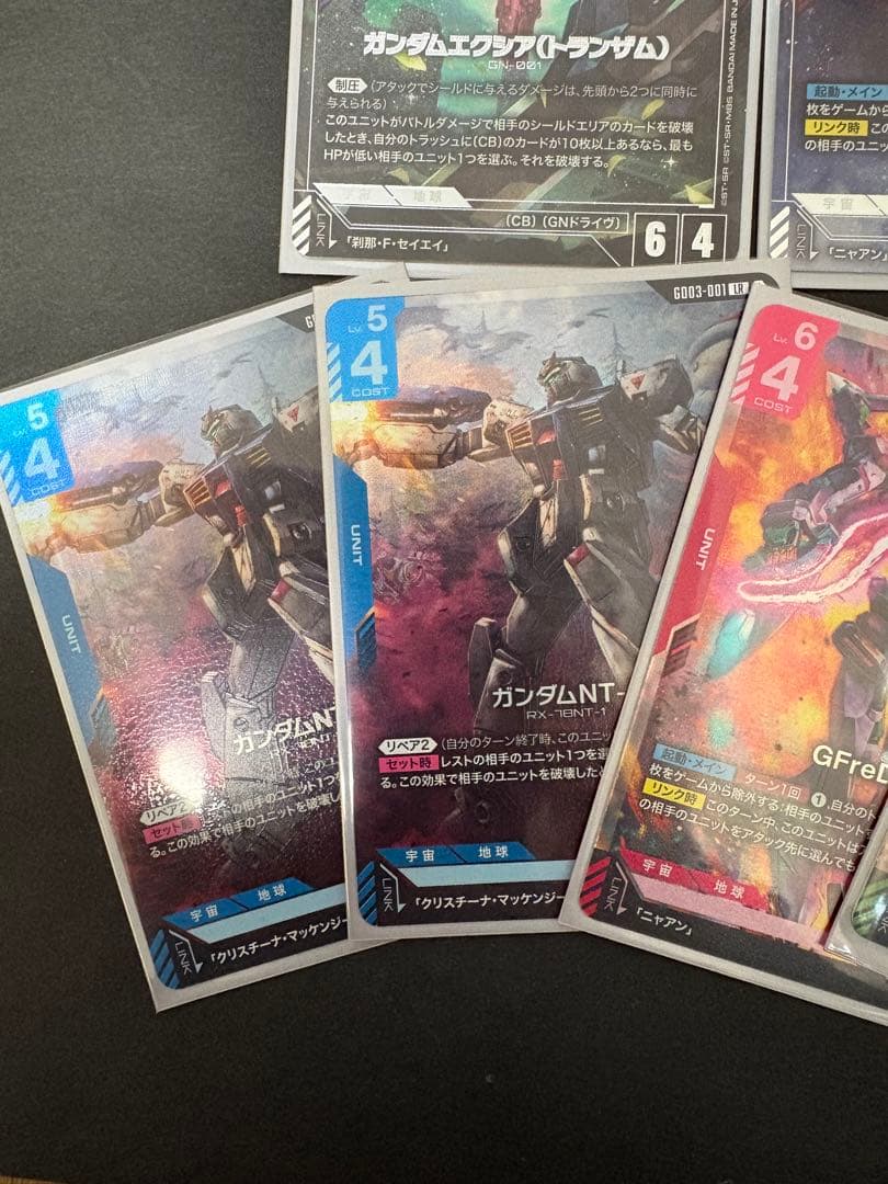 まとめ売り ガンダム　エクシア（トランザム）　GfreD パラレル　LR+