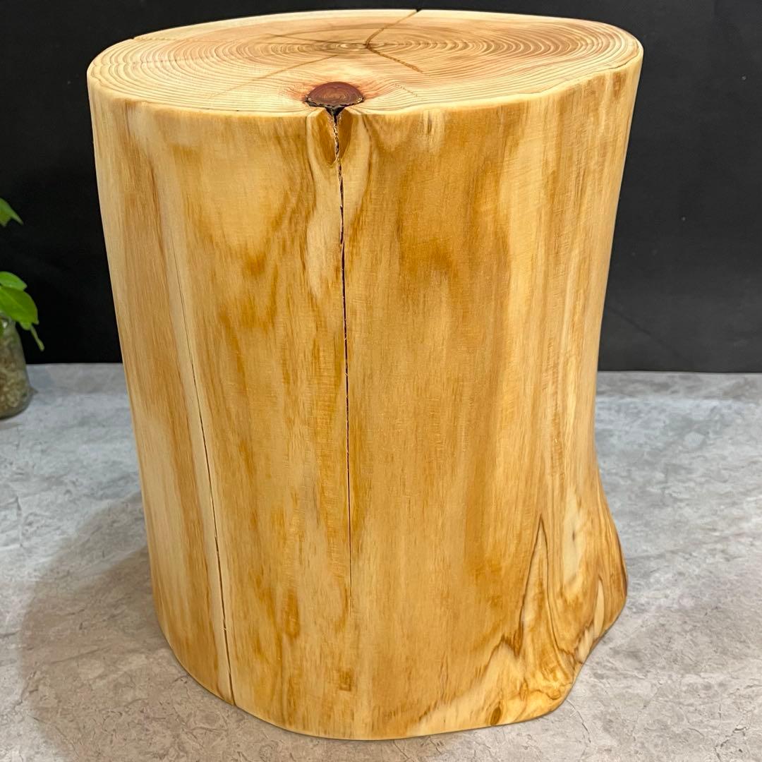 959 切り株　丸太　スツール　丸太椅子　サイドテーブル　インテリア　チェア　檜