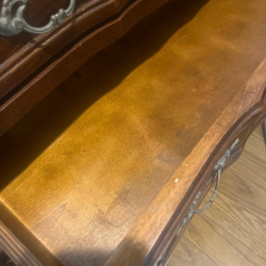イタリア製　アンティーク家具　猫脚　5段チェスト