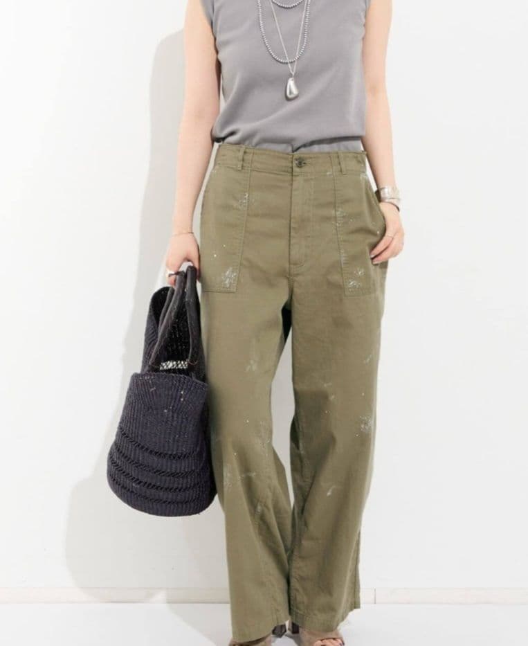 新品アパルトモン ATTICKBY JOHNBULL ミリタリーイージーパンツ