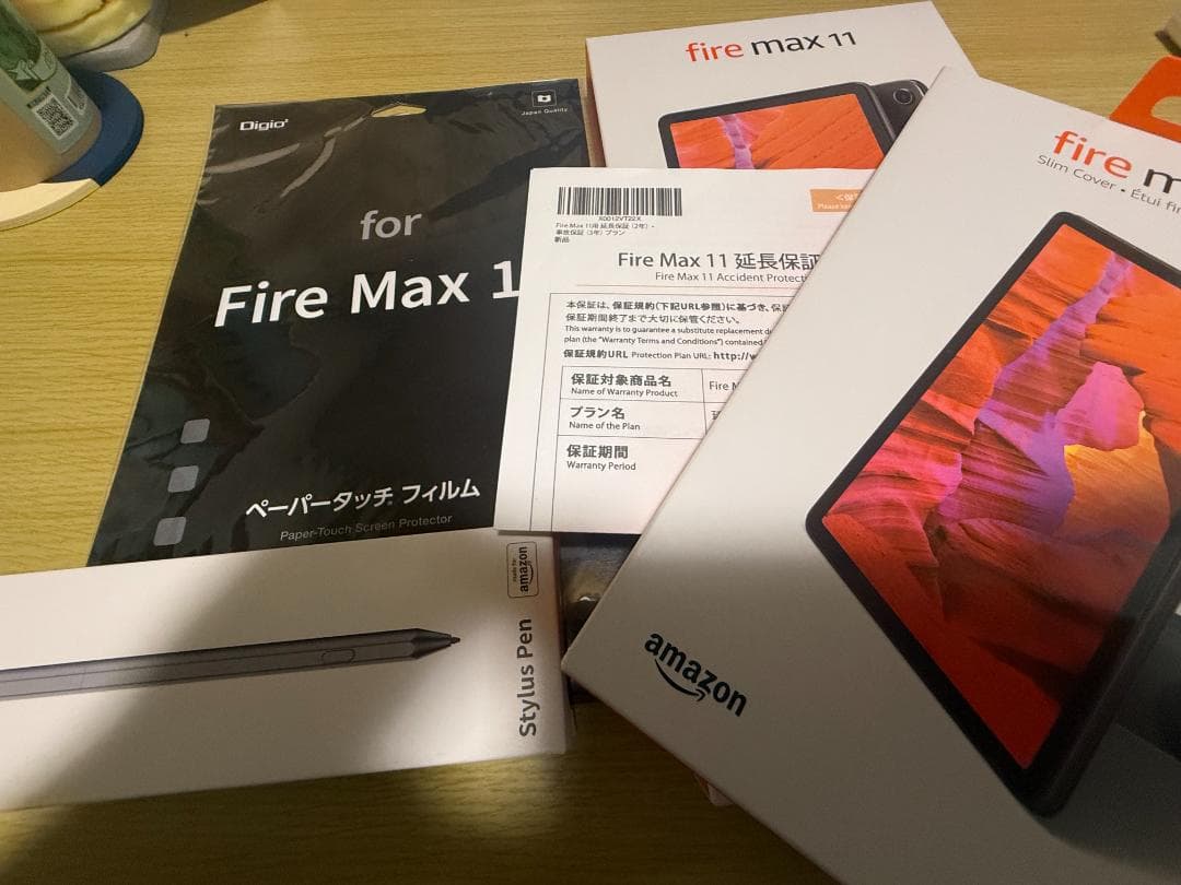 【美品】Amazon Fire Max 11 64GB ペン カバー 保証付き
