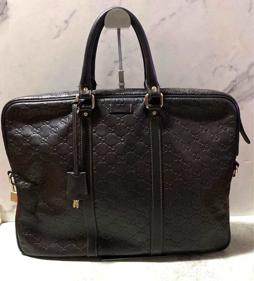 ✨希少✨グッチ　レザービジネス バッグ 201480 ブリーフケース トート