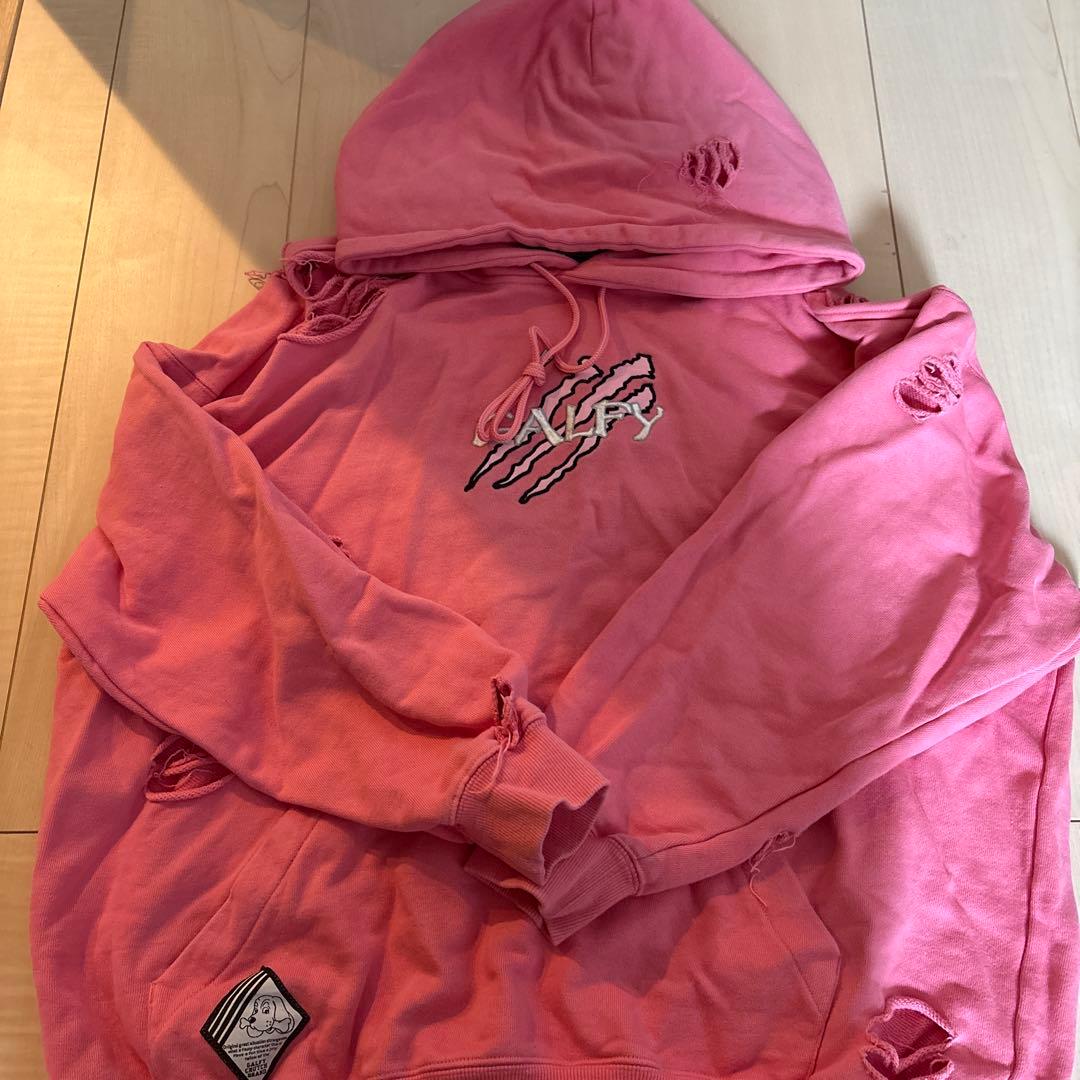 GALFY　ガルフィー 覚醒ビーストパ－カ－　 ピンク　刺繍ロゴ