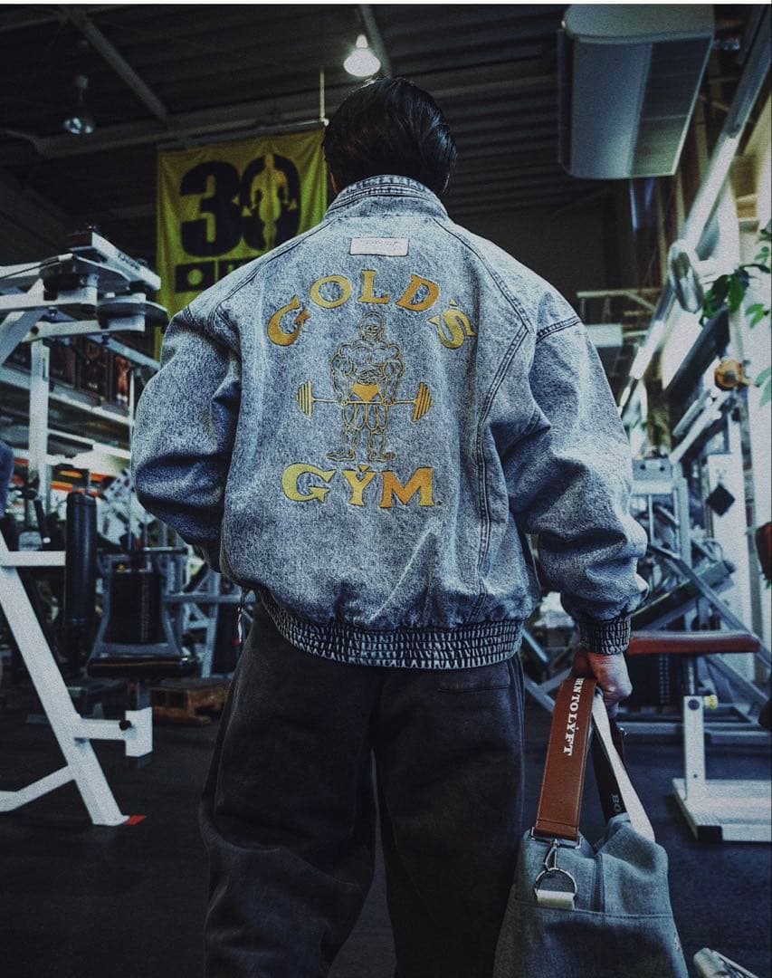 GOLD'S GYM lyft デニムジャケット Lサイズ