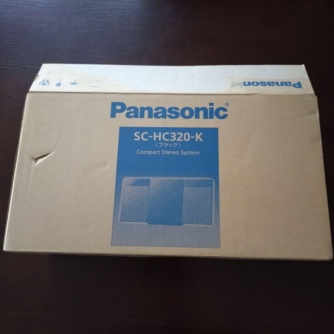 パナソニック ミニコンポ SC-HC320-K ブラック【2025年製】