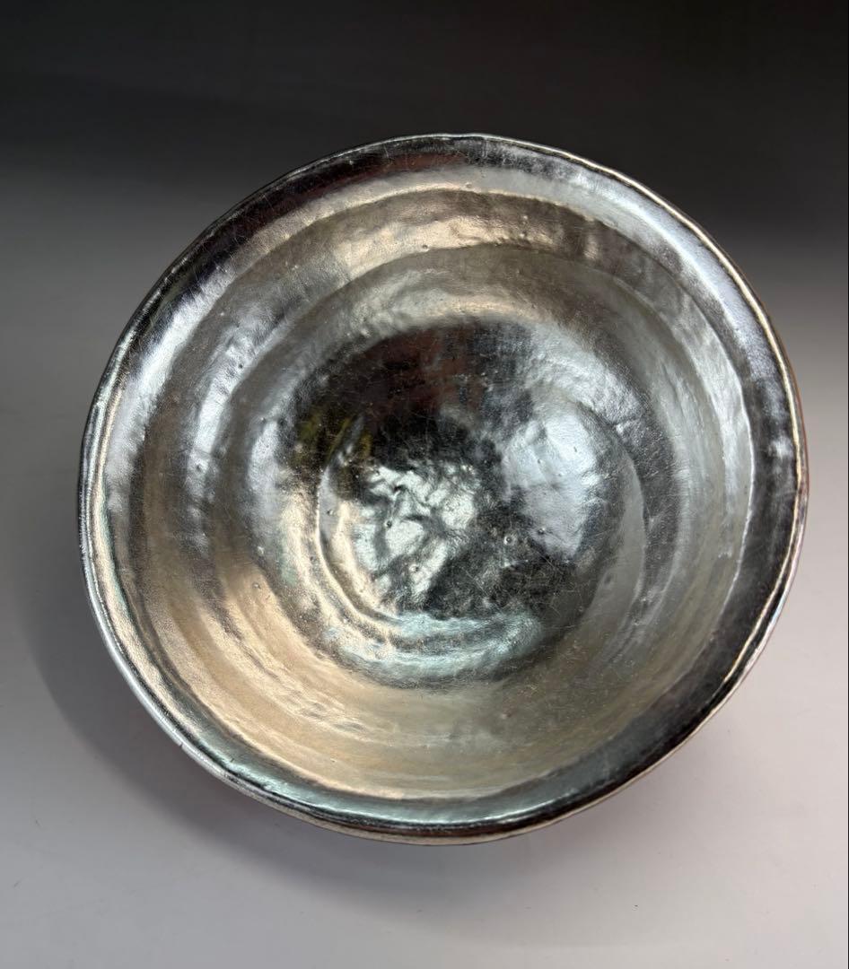 【茶道具】小さなサイズ！神楽岡楽入造　吸江斎好写小嶋台茶碗（共箱）★送料込★