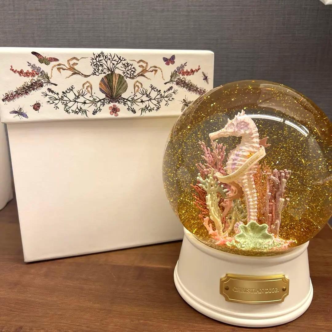 【美品】Dior ディオール スノードーム 海洋生物モチーフ