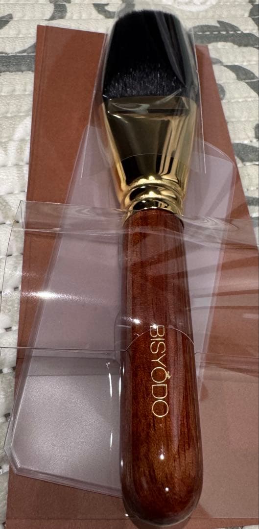 【新品】美粧堂 パウダーブラシ B-F-04＆コスメデコルテ ブラシクリーナー