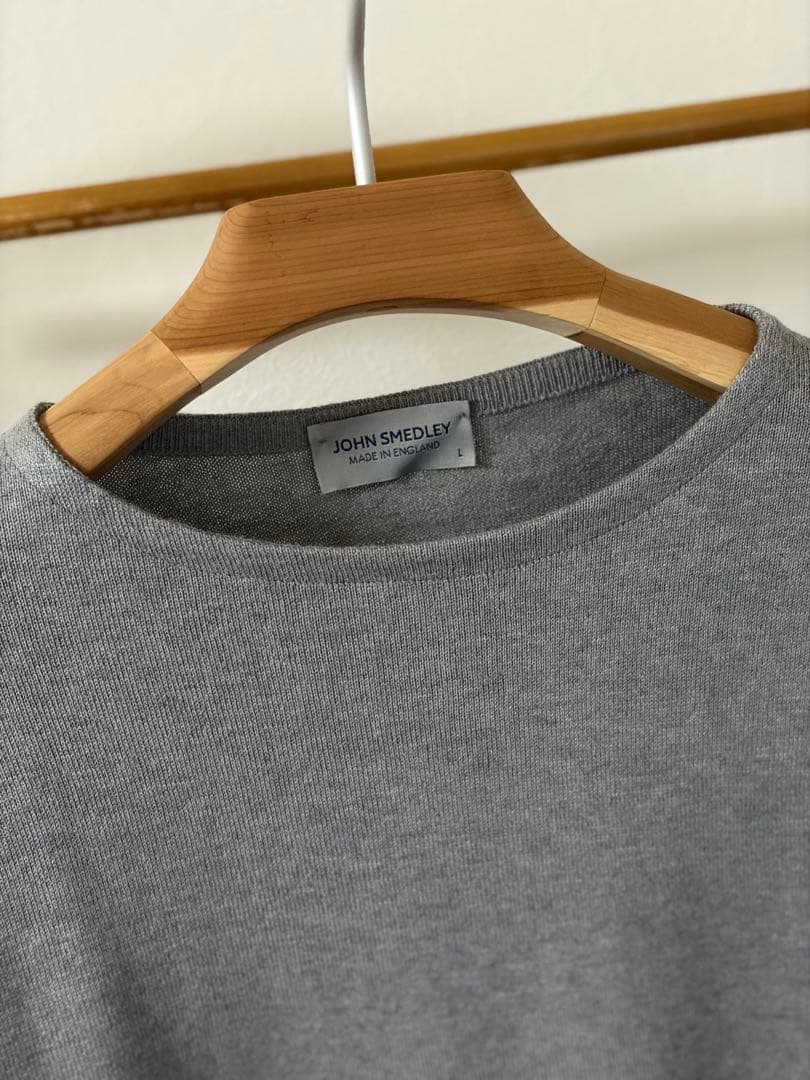 トップス JOHN SMEDLEY COTTON KNIT