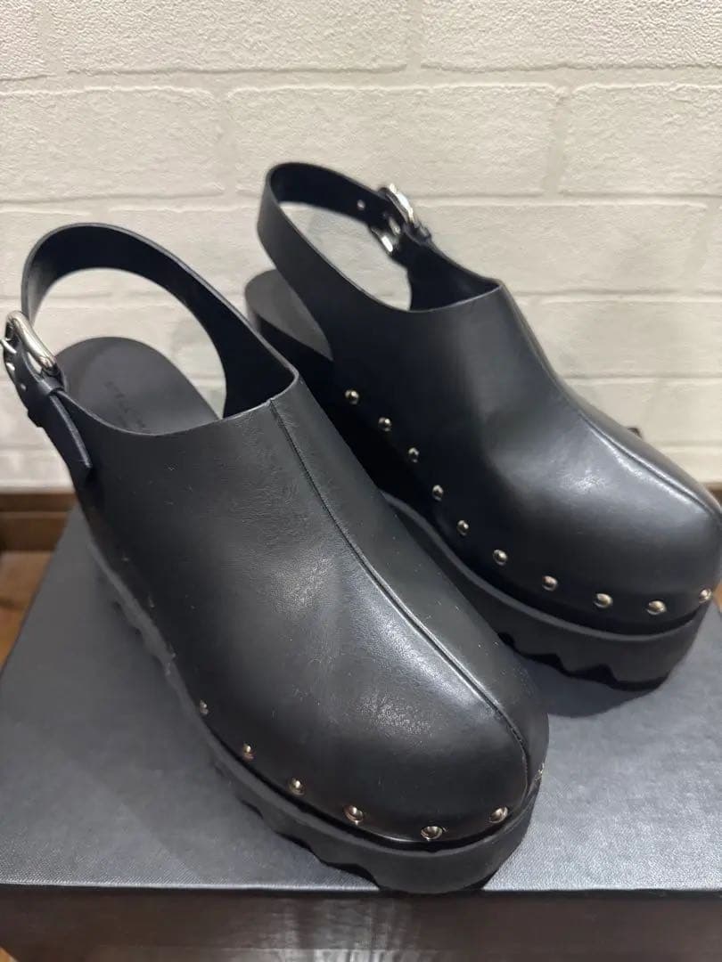ステラマッカートニー エリス プラットフォームクロッグ 37インチ