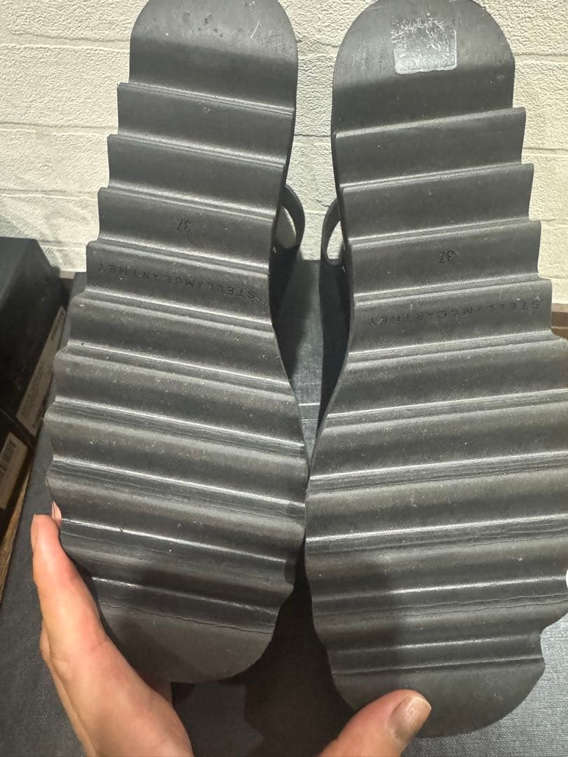 ステラマッカートニー エリス プラットフォームクロッグ 37インチ