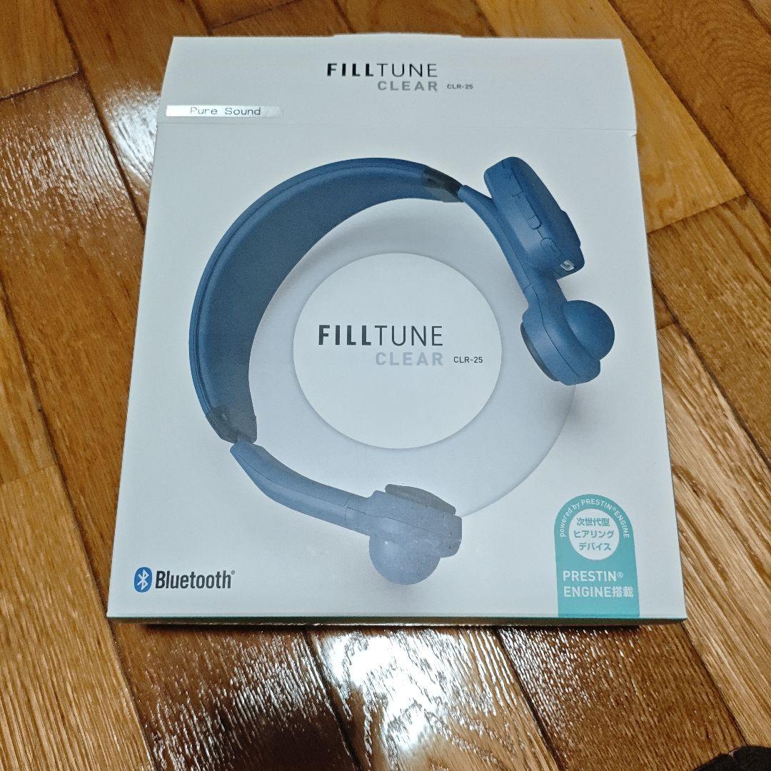 FILLTUNE CLEAR 骨伝導イヤホン ブルー