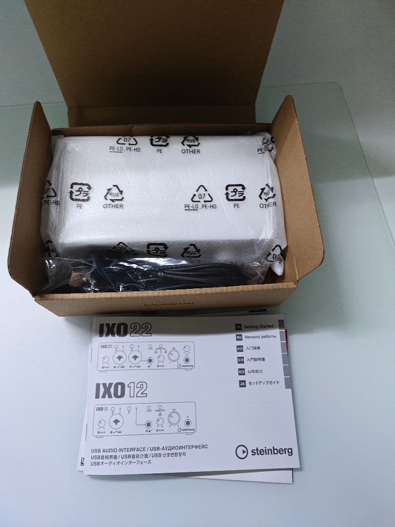 Steinberg IXO 12 ホワイト +オーディオテクニカ XLRケーブル