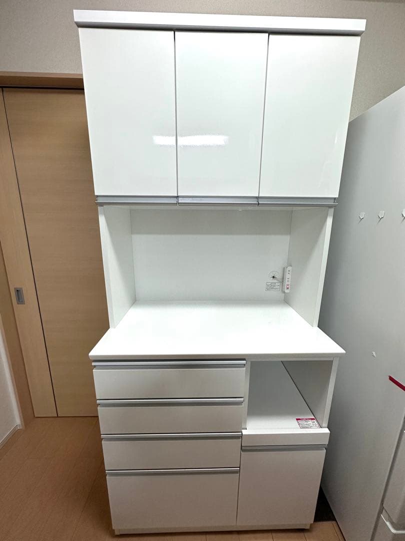ニトリ食器棚 美品 キッチンボード 90cm 2023年12月製造
