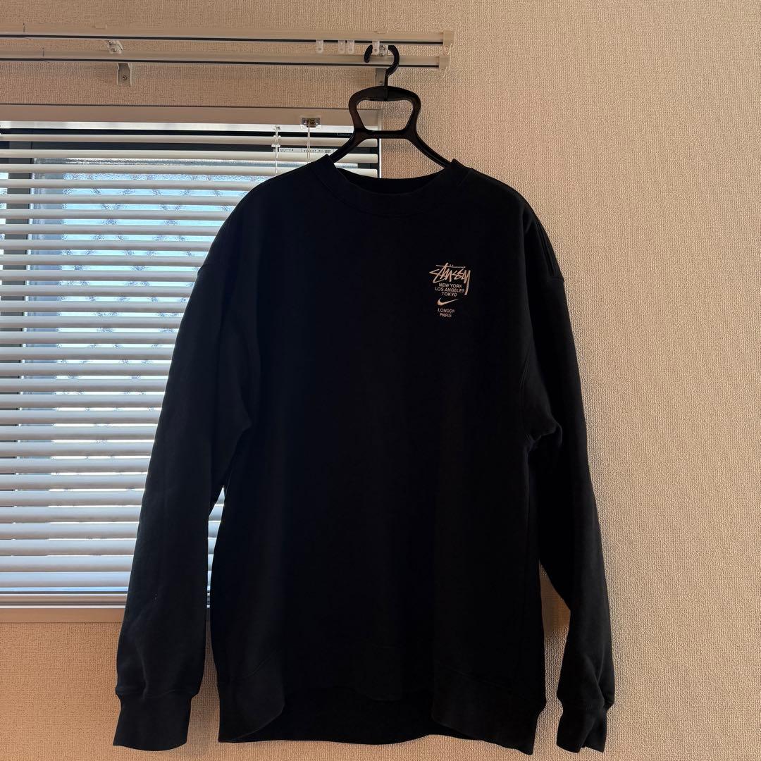 Nike Stüssy コラボ トレーナー L ブラック