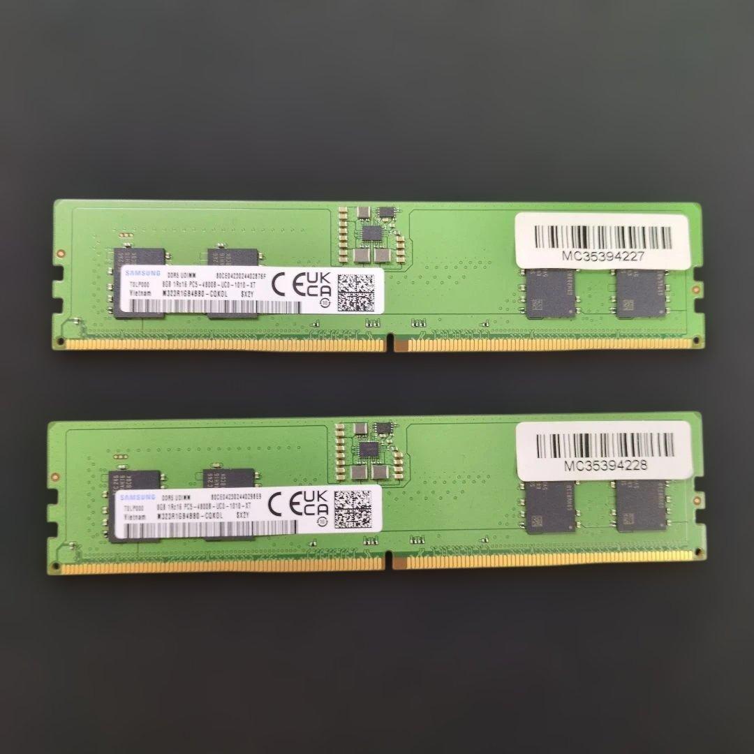 Samsung DDR5-4800 16GB メモリー