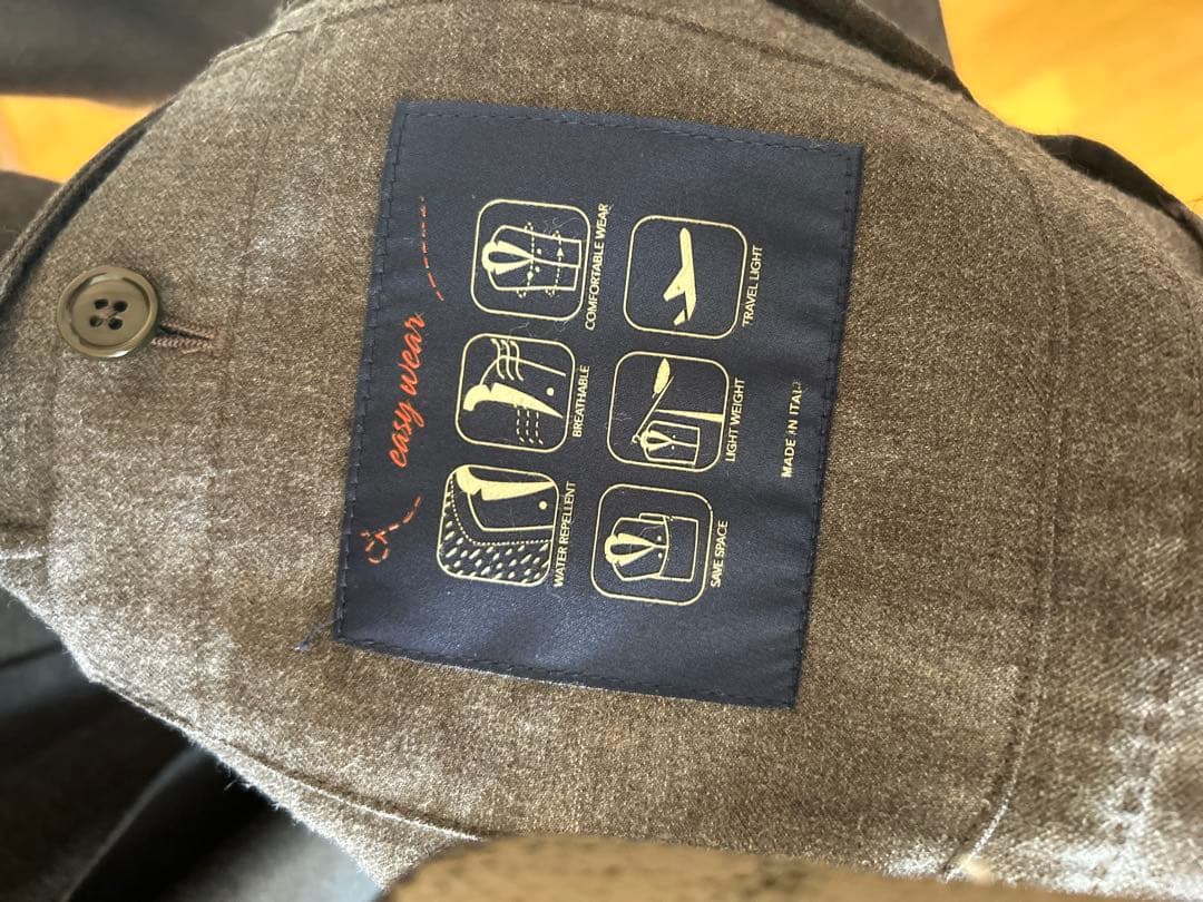 最終価格【LARDINI EASY WEAR 】ウールスーツ52