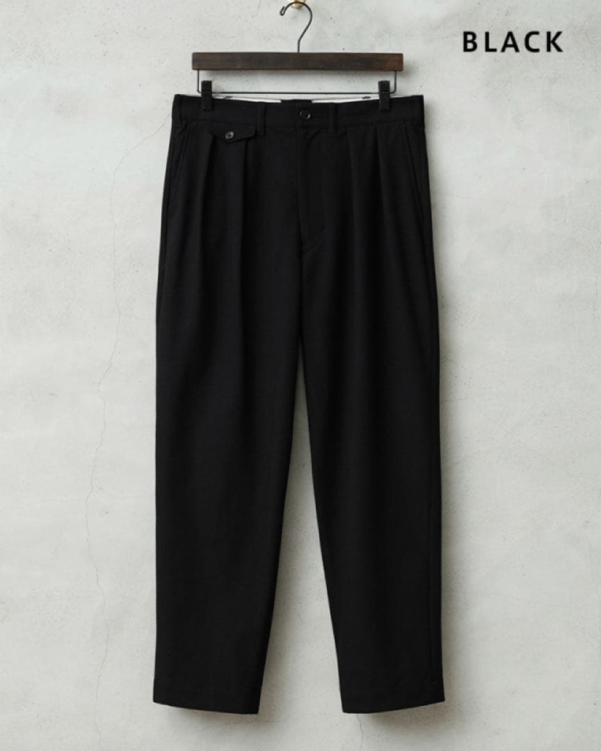WAIPER M-49 ストレッチトラウザーズ ブラック