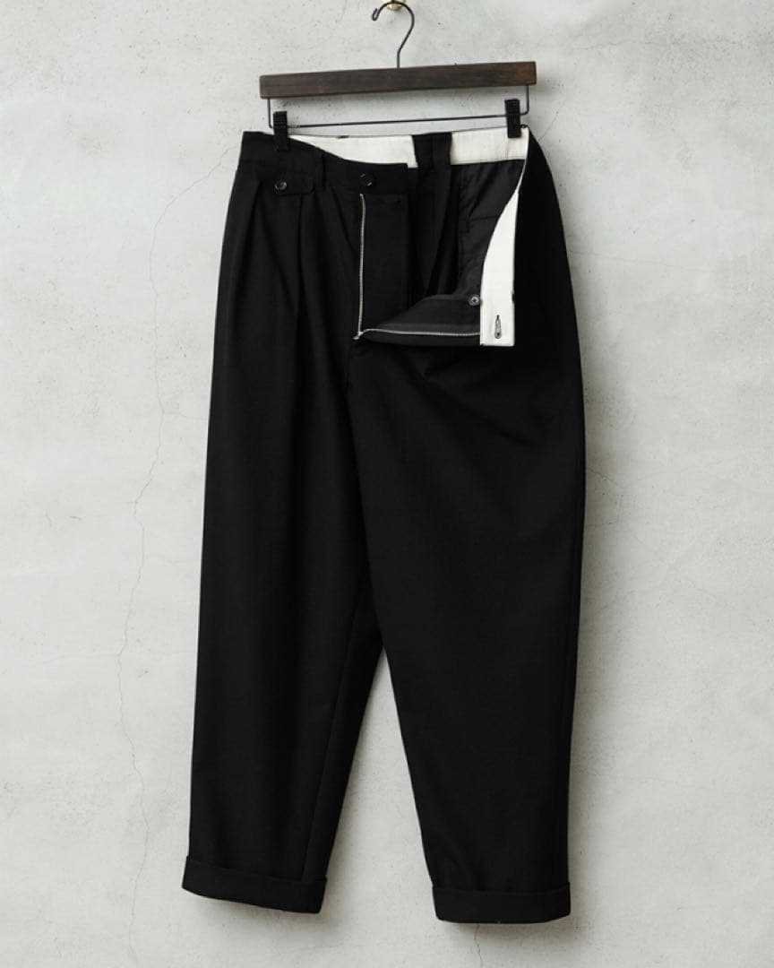 WAIPER M-49 ストレッチトラウザーズ ブラック