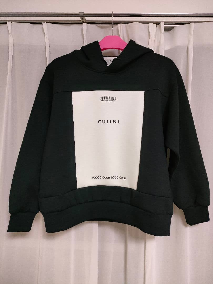 【美品】CULLNI × SHAREEF コラボ パーカー ブラック サイズ0