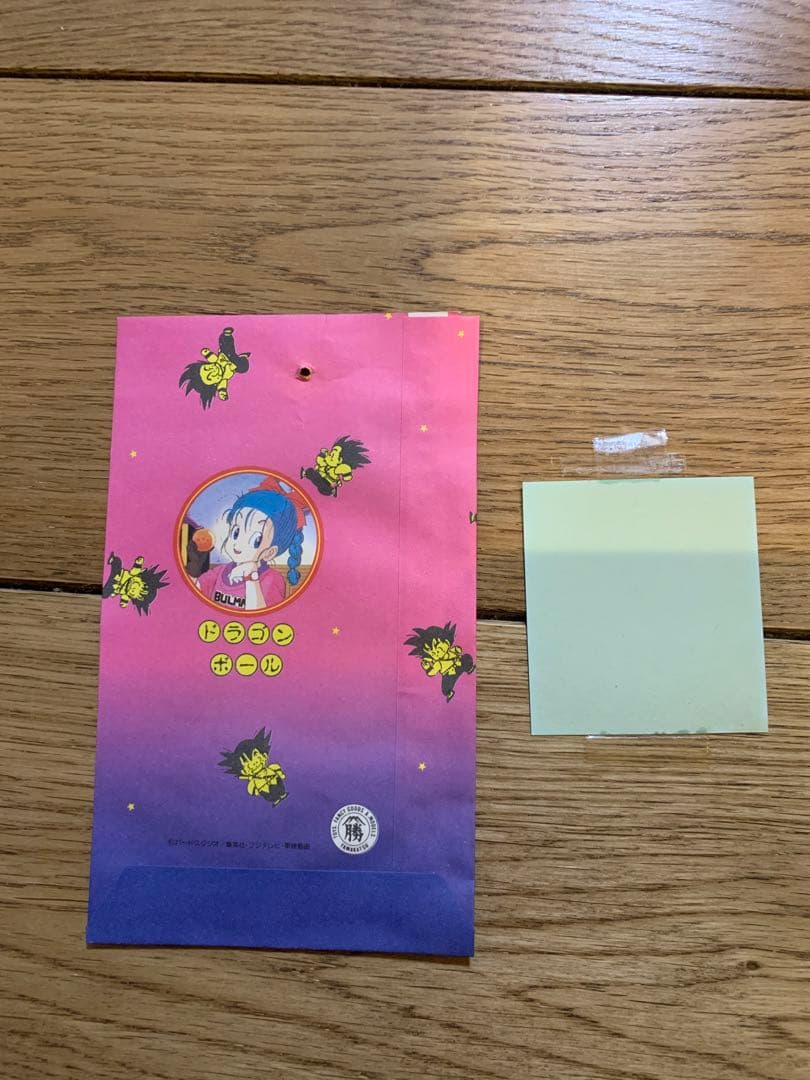✨超激レア✨ドラゴンボール　ブルマ　透明エンビフィルムシール　山勝デッドストック
