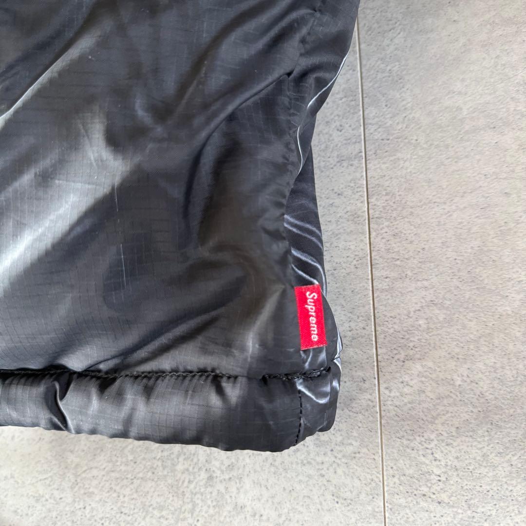 Supreme ノースフェイス　ダウンジャケット　ヌプシ　黒　M 騙し絵ヌプシ