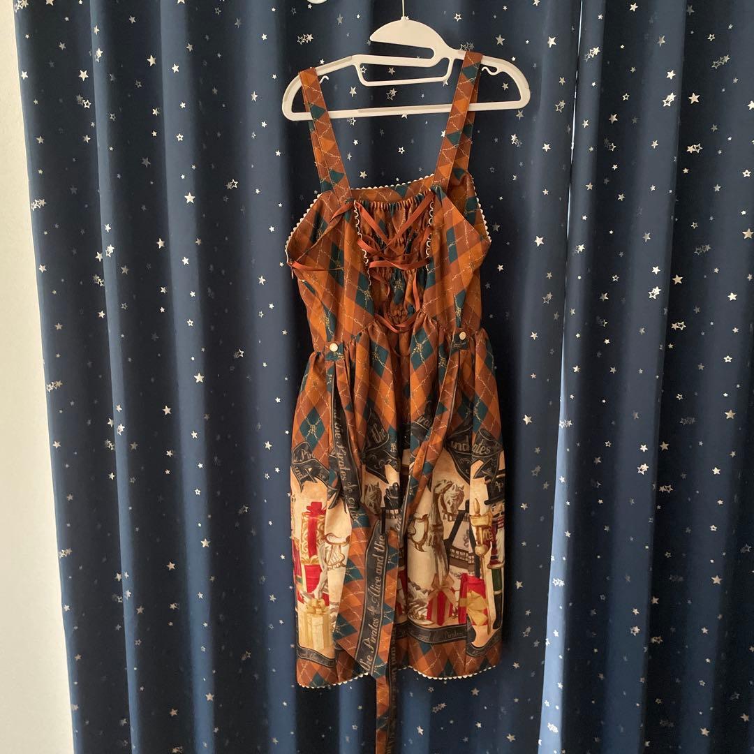 nostalgic giftくるみ割り人形と大切な思い出柄ジャンパースカート