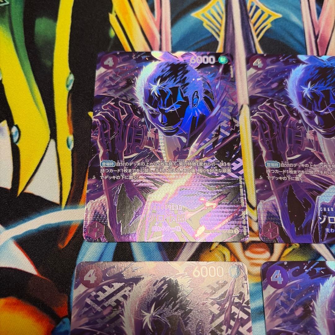 ゾロ十郎 SP ST18-004 SR 4枚 パラレル