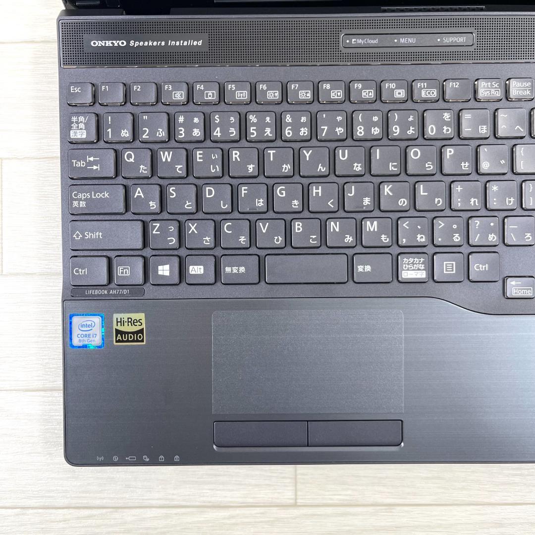 富士通 第8世代i7 新品SSD512＋HDD1T メモリ16 ノートパソコン.