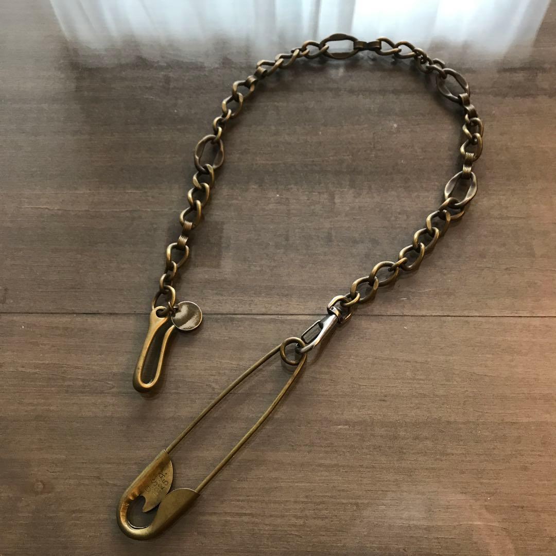 【Primal/プライマル】ウォレットチェーン＋ビッグ安全ピン　水谷俊介