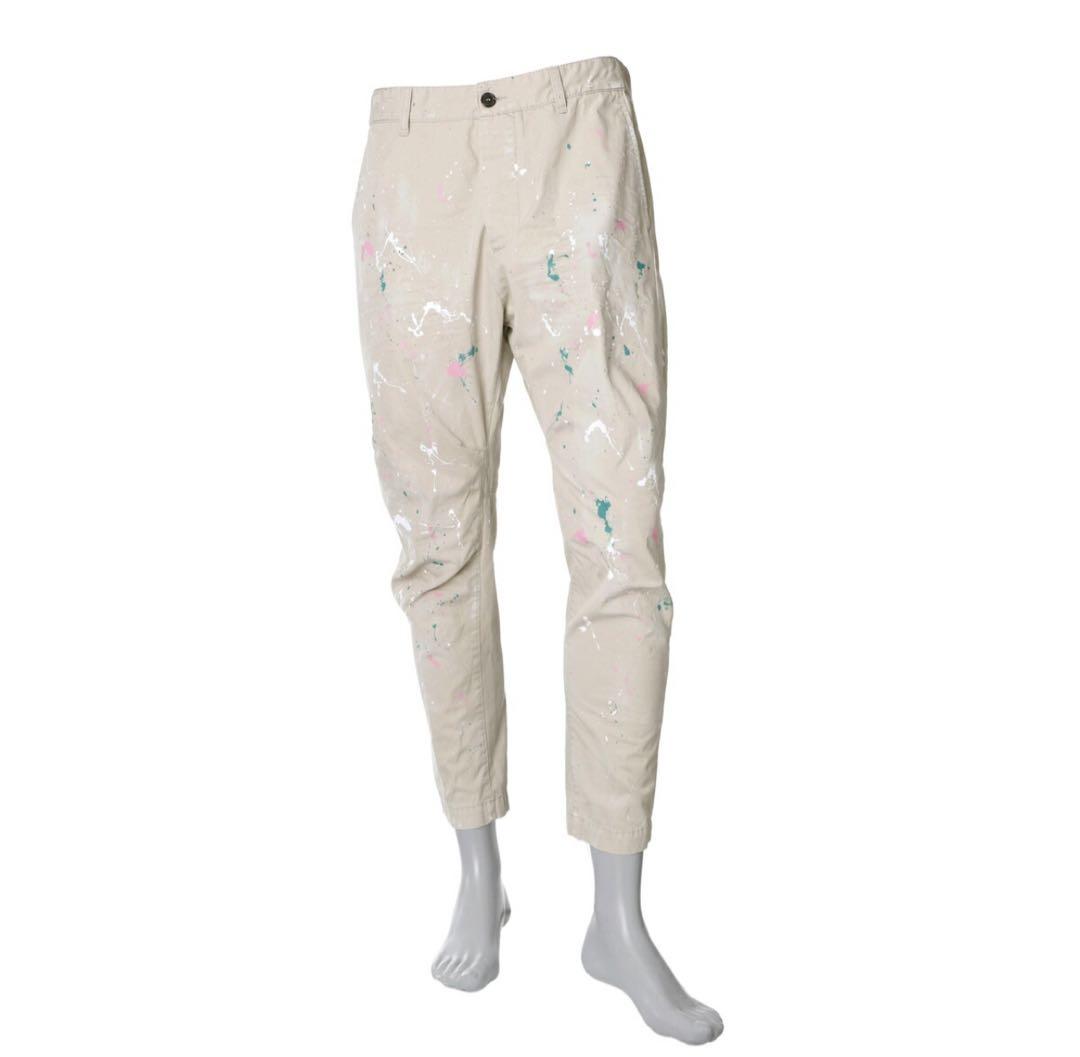 ディースクエアード DSQUARED2 ボタンフライパンツ チノパンツ ベージュ