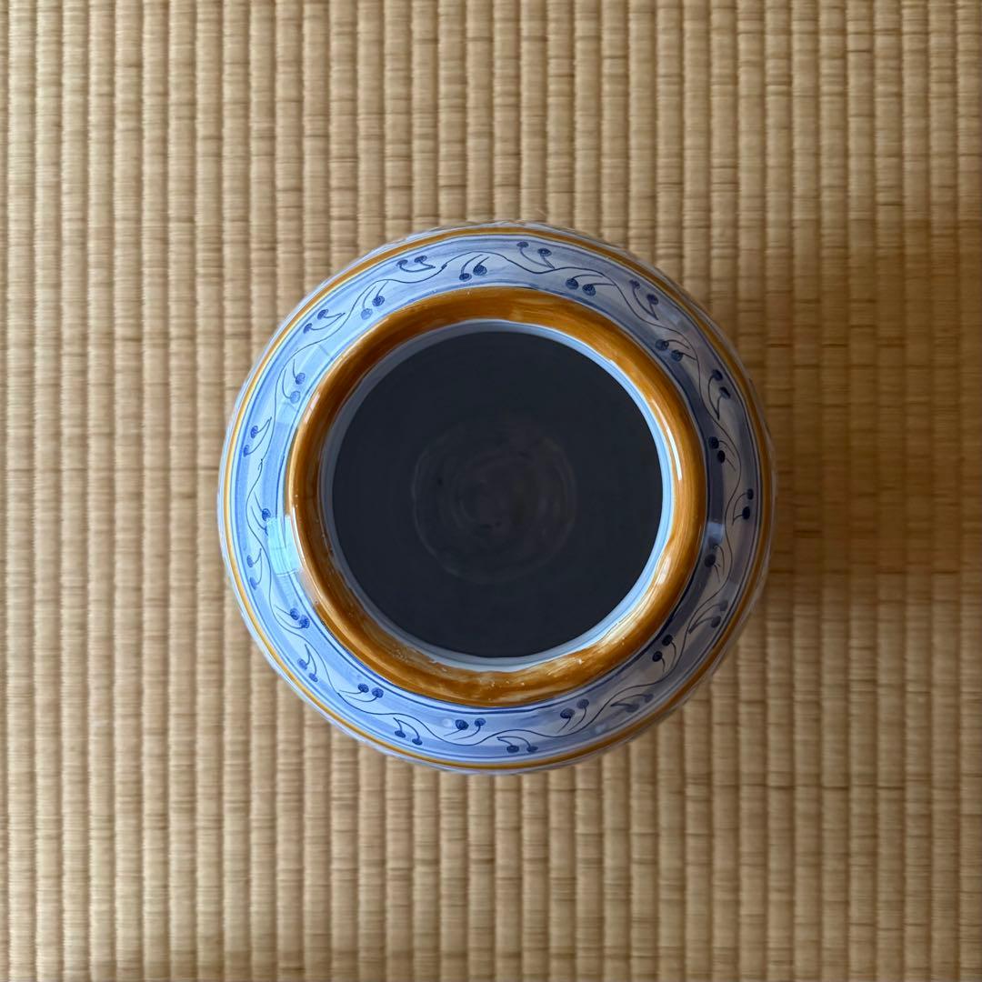 デルフト 色絵 壺 花瓶 オランダ 19世紀 江戸時代 阿蘭陀 古美術 マイセン