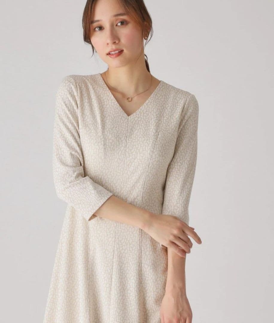 ✨サイト販売中✨COUP DE CHANCE 洗える 日本製 フレアワンピース