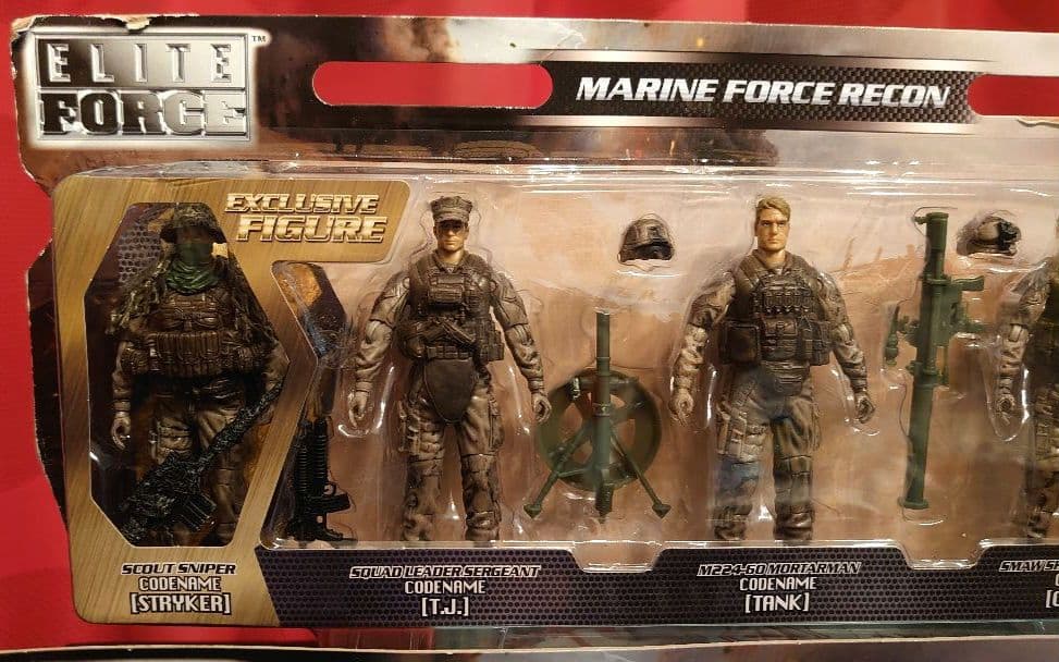 エリートフォース セット ELITED FORCE 激レア ミリタリーフィギュア