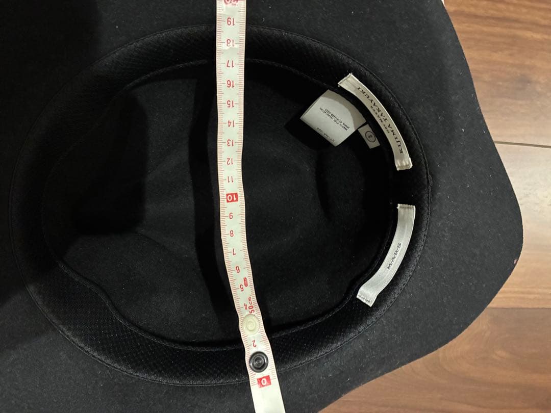 KIJIMA TAKAYUKI MARS 黒 フェルトハット