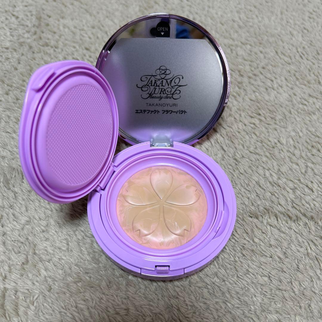 たかの友梨フラワーパクトフアンデーションレフィル付きセット