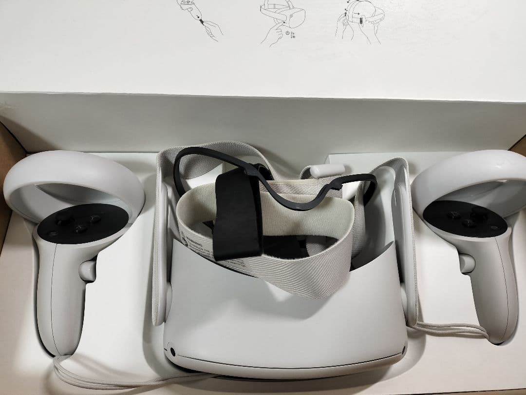 メタクエスト 2 （128GB）＆エリートストラップ※説明書、充電ケーブル無し