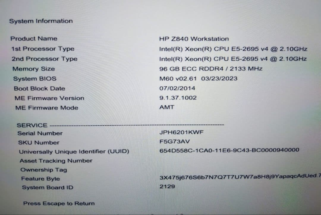 Z840 36コア/72スレッド ゲーミングPC Xeon/RTX2080ti