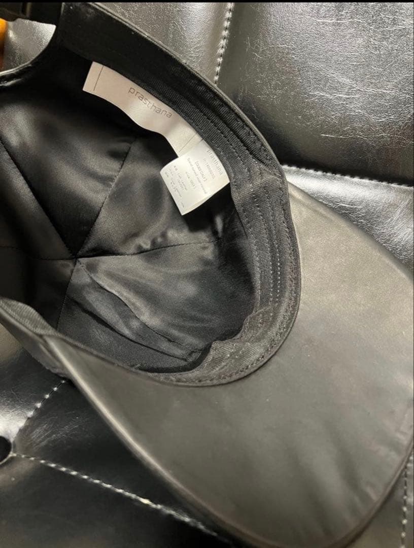 prasthana×GUIDI レザーキャップ