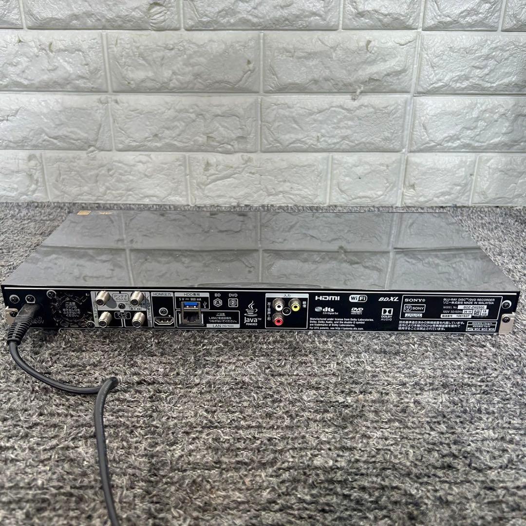SONY ソニー ブルーレイレコーダー BDZ-ZW2500 2TB C196