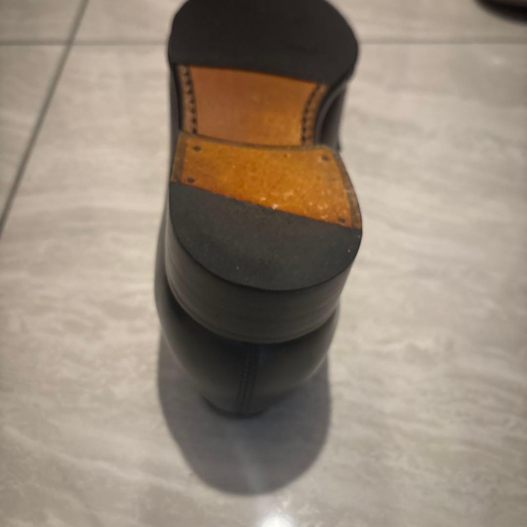 おつまみ⭐︎Jalan Sriwijaya 黒 レザー ビットローファー