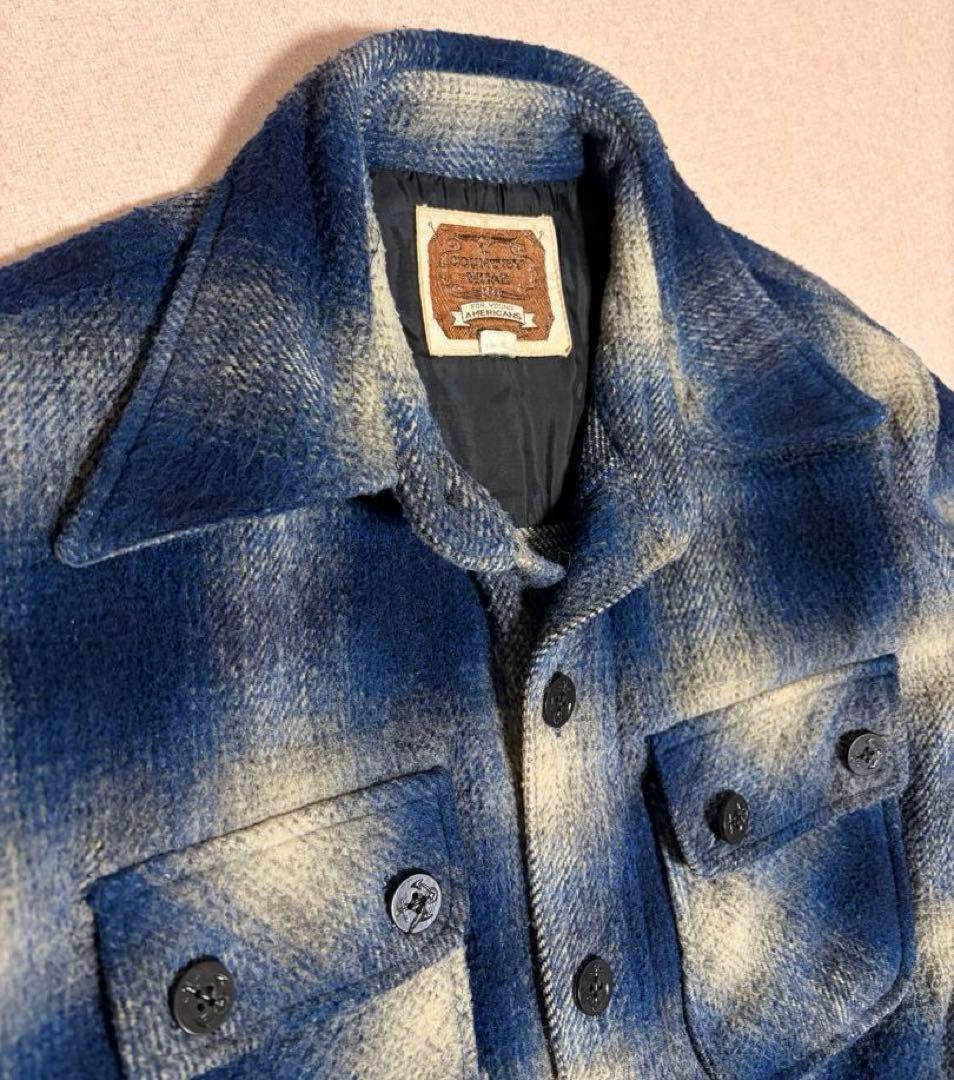 ジャケット・アウター 60s 70s archive Ombre Check Hunting JKT