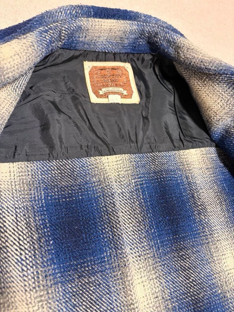 ジャケット・アウター 60s 70s archive Ombre Check Hunting JKT