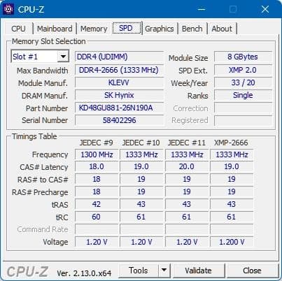の*も様 KLEVV DDR4 2666 PC4-21300 8GBx4枚 32